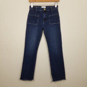 Frame Denim Le Bardot Straight Jeans Blue Size 25